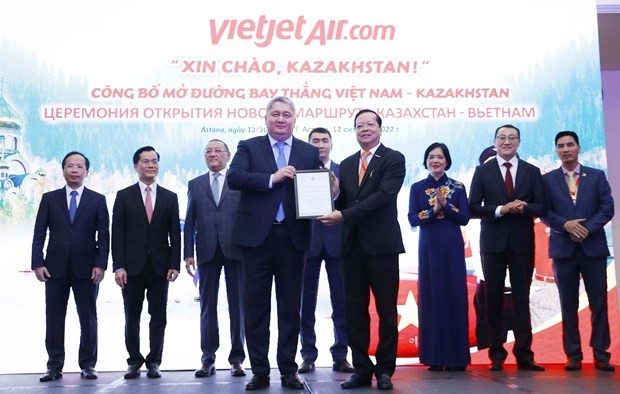 Vietjet Air opens direct flights between Vietnam and Kazakhstan