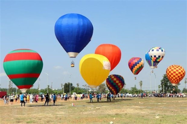 Two-day hot air balloon festival expected to attract thousands of visitors (Photo: VNA)