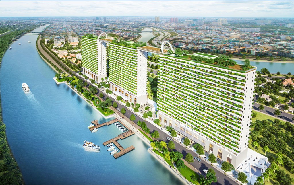 Diamond Lotus Riverside tại TP. Hồ Chí Minh là một trong những dự án bất động sản xanh. (Nguồn: Phúc Khang)