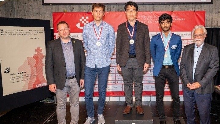Chess star Le Quang Liem wins Grandmaster Triathlon in Biel