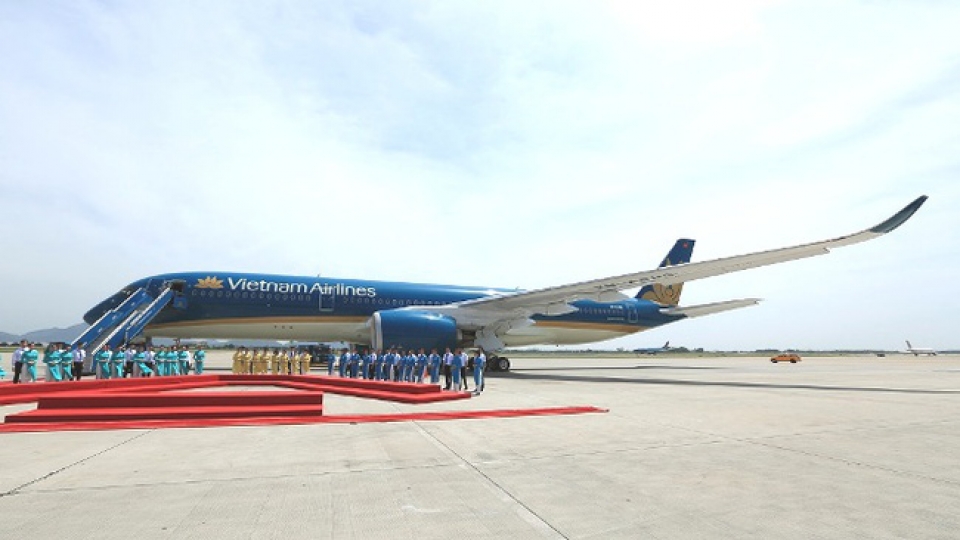 vietnam airlines uses airbus a350 on route to germany