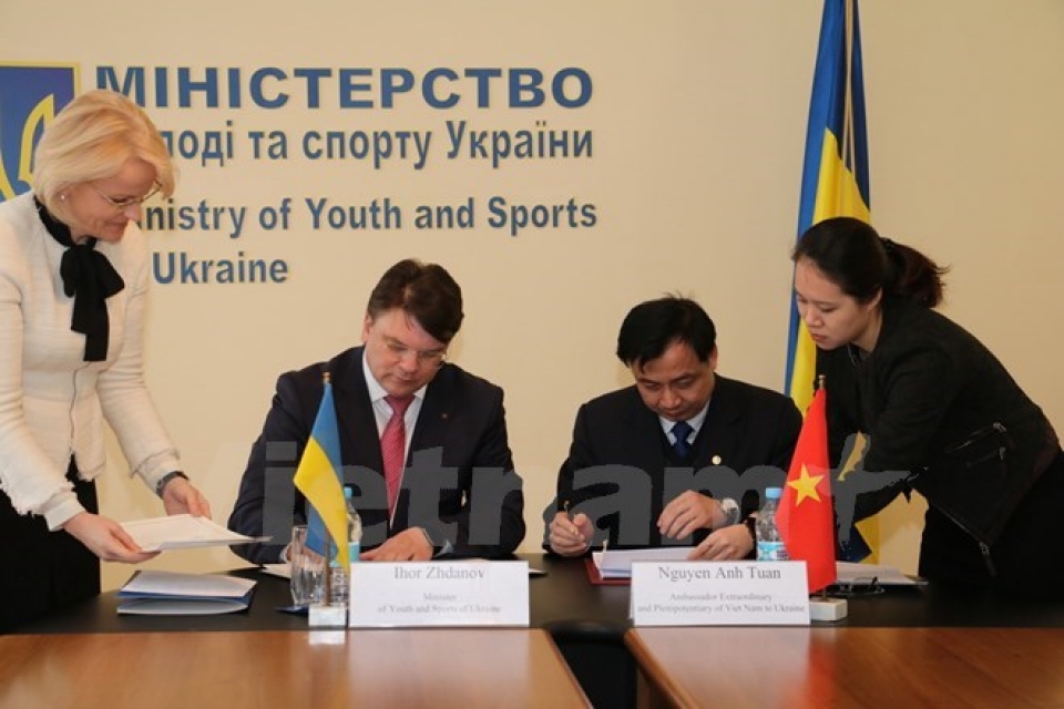 vietnam ukraine sign sports cooperation agreement