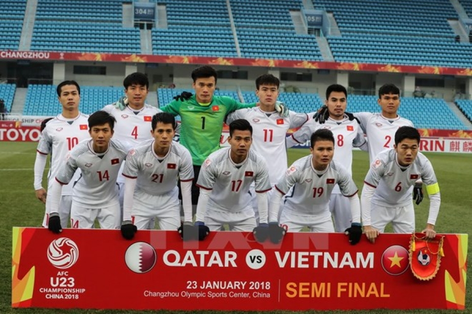 vietnams u23 team receives rewards for final march berth