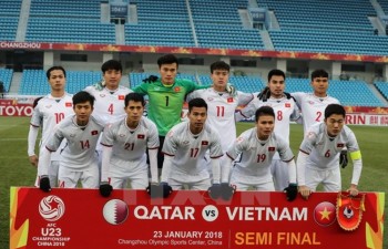 Vietnam’s U23 team receives rewards for final march berth