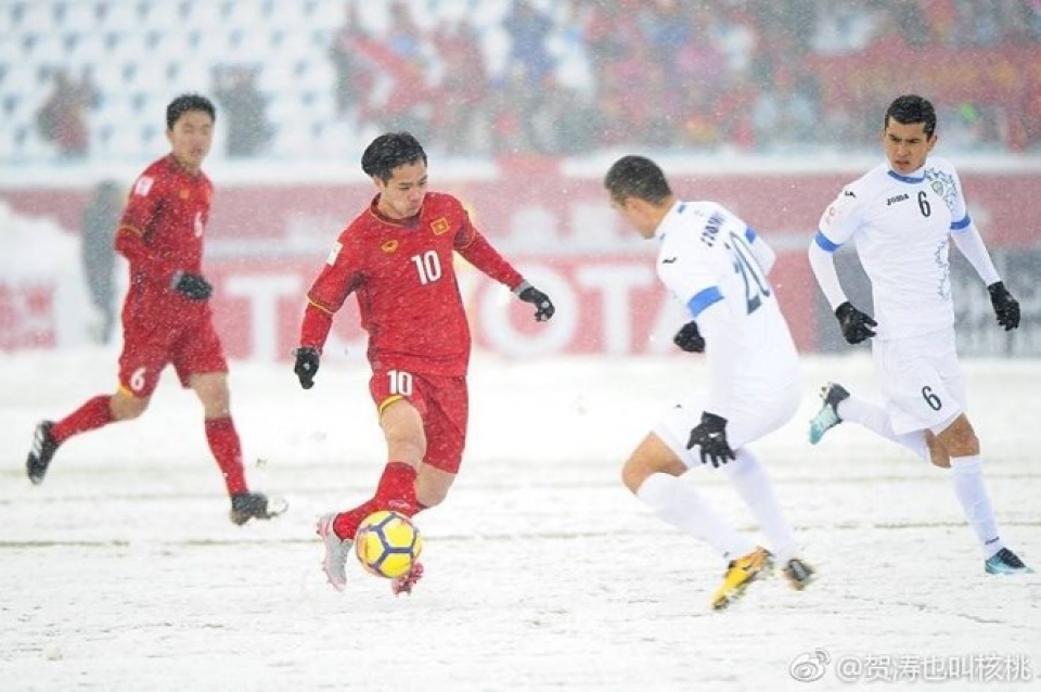 vietnam u23 players courage passion melt snow osen
