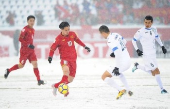 Vietnam U23 players’ courage, passion melt snow: OSEN