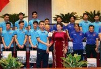 coach park hang seo honoured with hcyu central committee insignia