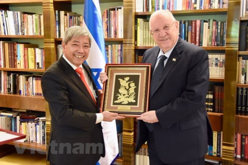 israel treasures ties with vietnam israeli president