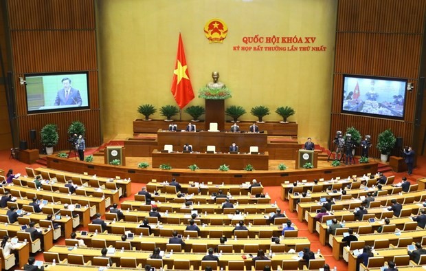 15th National Assembly's first extraordinary session opens