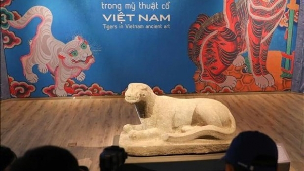 Exhibition features tigers in Viet Nam’s ancient art
