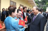 vietnamese prime minister meets with laos party parliamentary leaders