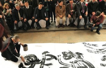 Calligraphy exhibition opens in Ha Noi