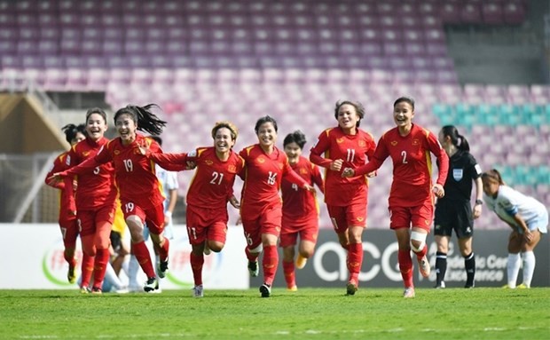 The national women’s football team (Photo: VFF)
