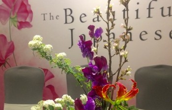 Japanese flower arrangements dazzle on display in Ha Noi