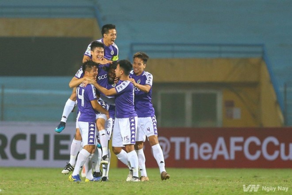 ha noi binh duong to play singaporean philippine teams in afc cup