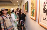 art exhibition features works by french vietnamese artists