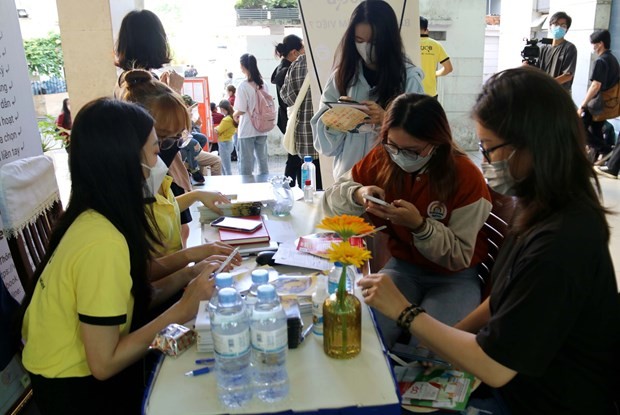 At a job transaction floor in HCM City (Photo: VNA) At a job transaction floor in HCM City (Photo: VNA)