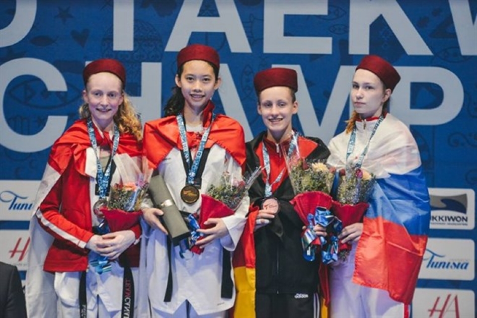 vietnamese bags gold at world junior taekwondo champs
