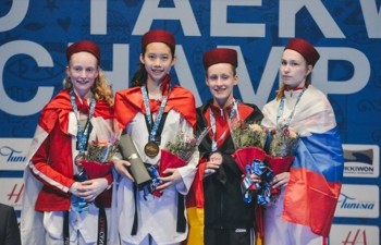 Vietnamese bags gold at world junior taekwondo champs
