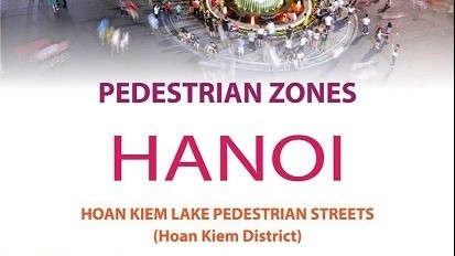 Pedestrian spaces in Ha Noi