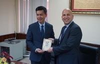 french naval anti air frigate forbin visits hcm city