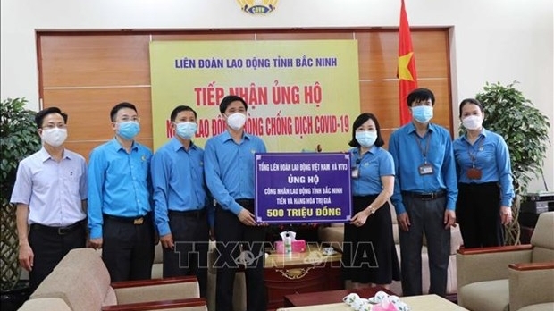 Pandemic-hit workers in Bac Ninh offered support