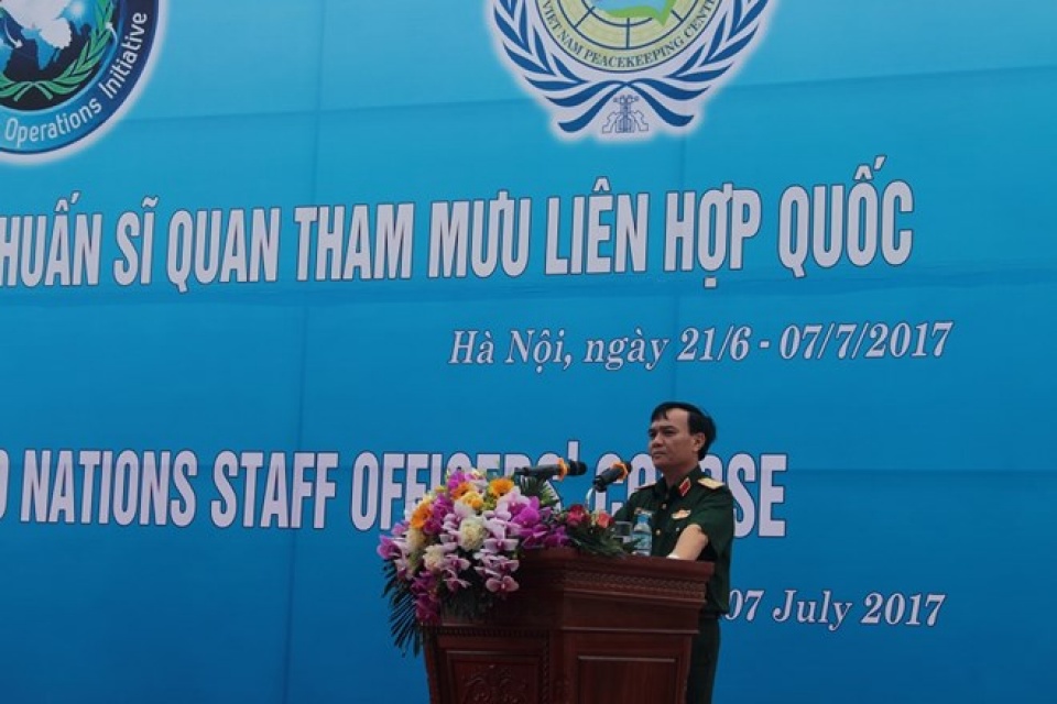vietnam hosts un staff officer training course
