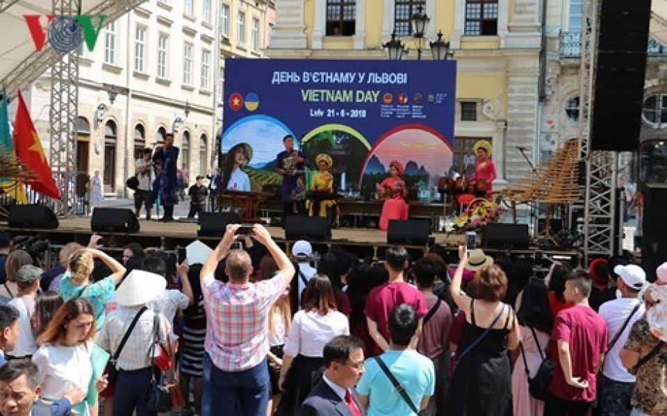 vietnam day held in ukraines lviv city