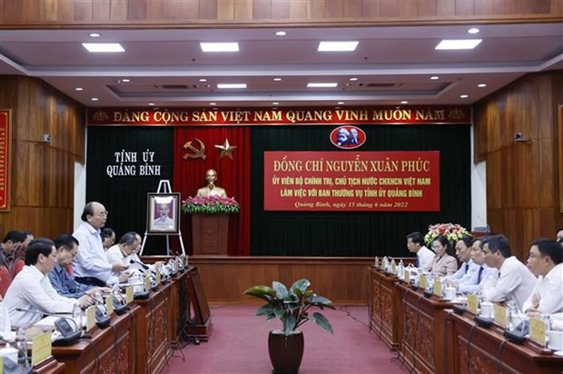 State leader urges Quang Binh to tap strengths for sustainable development