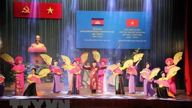 Vietnam, Cambodia held ceremony in HCM City to mark 55th anniversary of diplomatic ties
