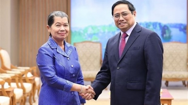 Gov’t leader meets visiting Cambodian Deputy Prime Minister