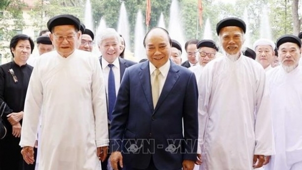President appreciates Cao Dai followers’ contributions to country
