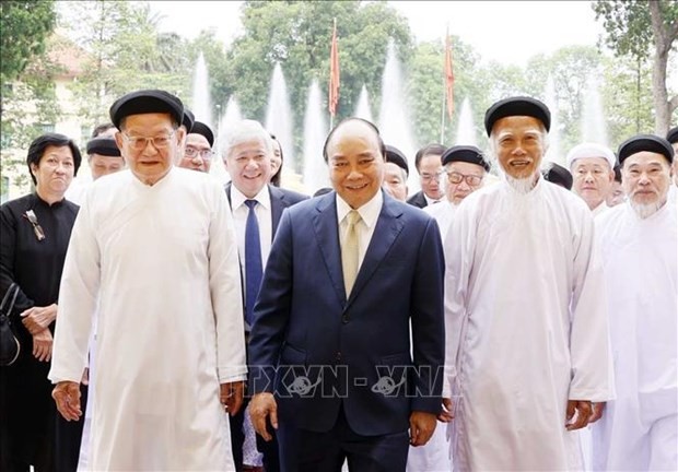 President highly values Cao Dai followers’ contributions to country