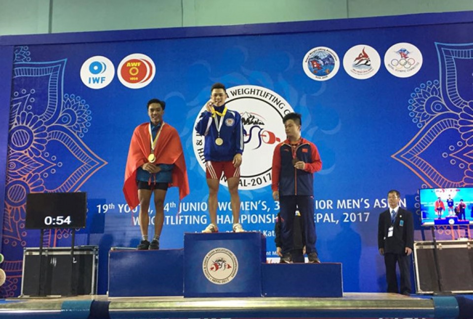 vietnam wins 25 medals at asian weightlifting champs