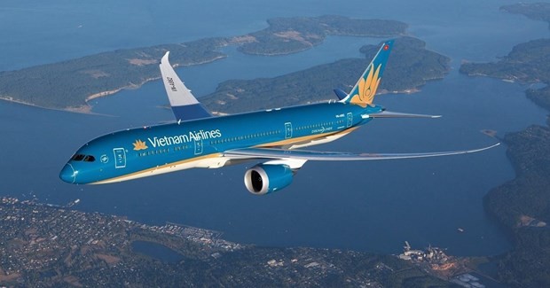 A plane of Vietnam Airlines (Photo: VNA)