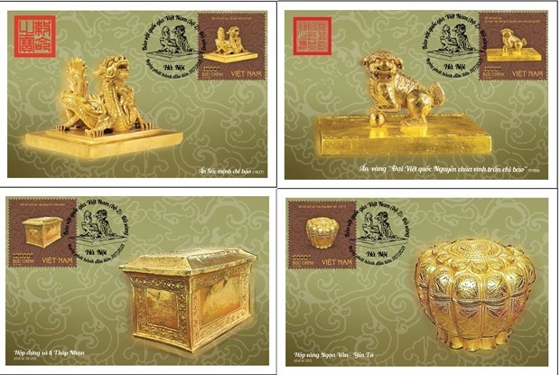 Buddhist symbols, golden seals to feature on new stamp issue Buddhist symbols, golden seals to feature on new stamp issue