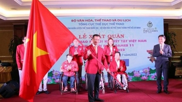 Send-off ceremony for Vietnamese delegation to ASEAN Para Games