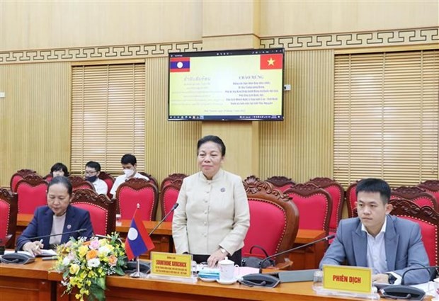 Lao NA delegation visits Thai Nguyen province