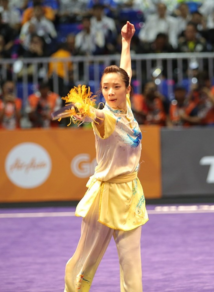 sea games 29 wushu artists bring home first two golds