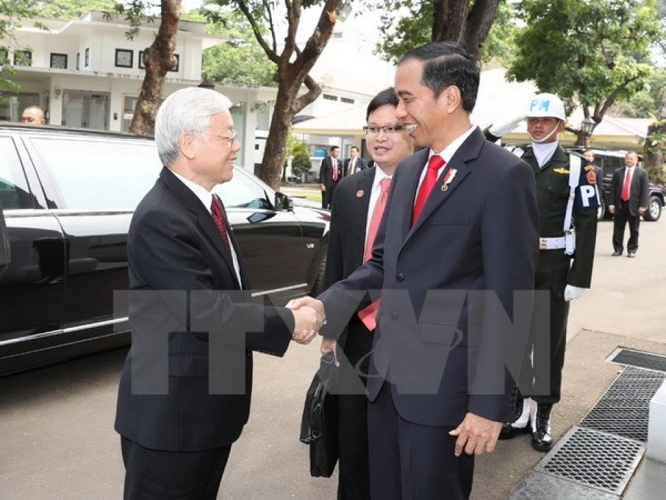 vietnam indonesia sign cooperation agreements