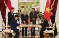 party leader lauds indonesia vietnam friendship associations efforts