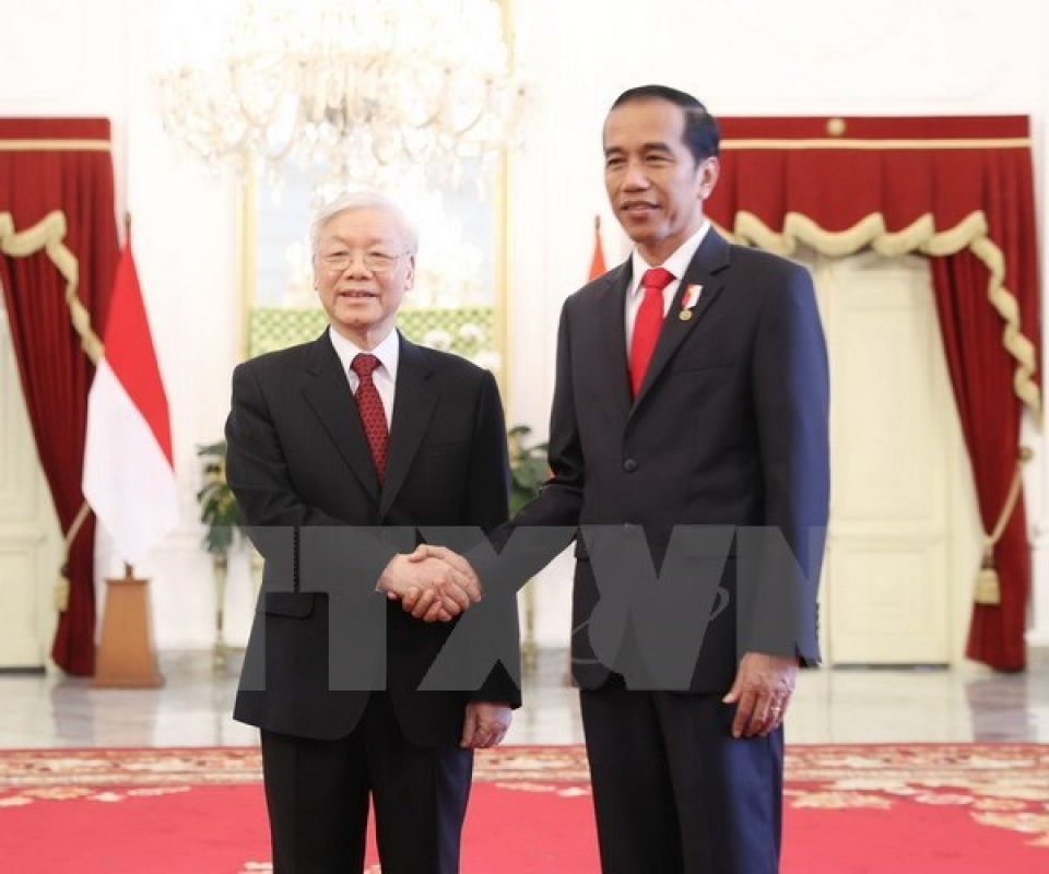 party leader thanks indonesian president