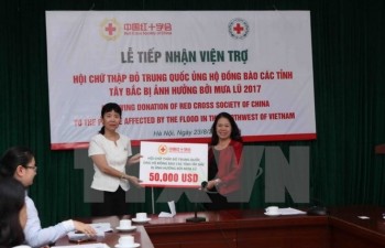 China’s Red Cross supports flood-affected northern localities