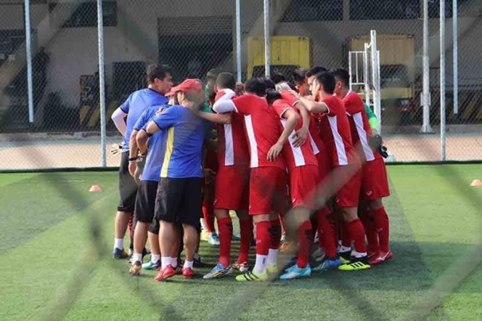 vietnams u23 football team ready to play pakistan at asiad 2018
