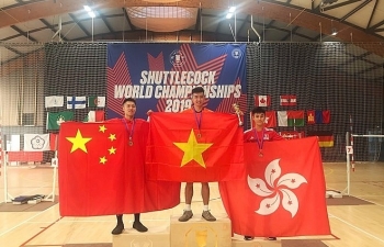 Vietnam win three golds at Shuttlecock World Championships 2019