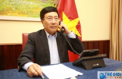 Deputy PM, FM Pham Binh Minh holds talks with Saudi Arabian FM