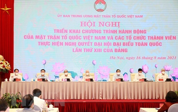 Party leader attends Vietnam Fatherland Front's national conference