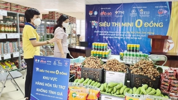 'Zero dong' stores support pandemic-hit people in Ha Noi