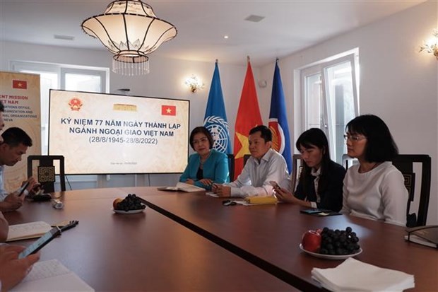 Vietnamese diplomatic sector's 77th anniversary marked in Geneva