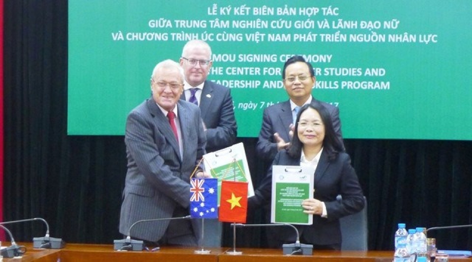 vietnam australia partner to enhance gender equality